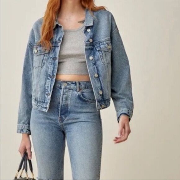 Reformation Madison Relaxed Denim Jacket - Picture 1 of 4